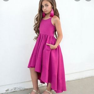 Girls' High Low Dress